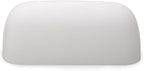 Newrays Glass Bankers Lamp Shade Cover Replacement,L8.85 W5.11 (Matte White)
