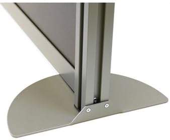 NBF Office Partitions - Cubicle Privacy Panel Wall Divider - Modern Room Separator with Quick Assembly - Indoor Laminate Free Standing Portable Room Divider Panel - 52" H x 49" W (Espresso)
