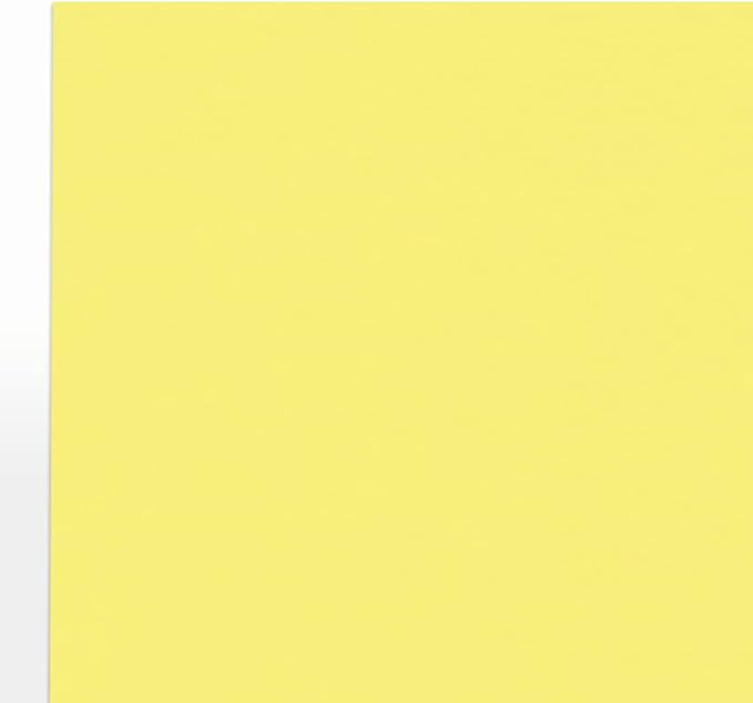 LUXPaper 8.5" x 11" Paper | Letter Size | Pastel Canary Yellow | 60lb. Text | 1,000 Qty