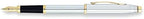 Cross Century II Refillable Fountain Pen, Fine Nib, Includes Premium Gift Box - Medalist Chrome