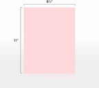 LUXPaper 8.5" x 11" Cardstock | Letter Size | Candy Pink | 100lb. Cover (183lb. Text) | 50 Qty