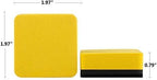 Dry Erase Erasers, 36 Pack Magnetic Whiteboard Eraser Chalkboard Eraser Dry Eraser for Classroom Office and home (Yellow)