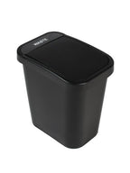 Sturdy Essentials City Box 7 Gallon Waste Bin Trash Can with Lid for Residential, Offices, and Commercial Recycling - NYC Compliant - Black