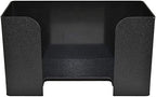 BankSupplies Deposit Ticket Holder | 10W x 4D x 6H | Black Textured, Molded Plastic | Check & Voucher Sorter | Desk Organizer for Deposit Slips, Receipts, Forms, Tickets