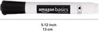 Amazon Basics 12-Pack Low-Odor Chisel Tip Dry Erase Whiteboard Markers, Black