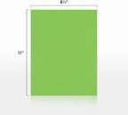 LUXPaper 8.5" x 11" Cardstock | Letter Size | Limelight Green | 100lb. Cover (183lb. Text) | 50 Qty