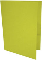 LUXPaper 9 x 12 Presentation Folders in 100 lb. Wasabi with 2 Pockets, Holder for Standard 8 1/2 x 11 Paper, Professional Documents, Brochures, School Reports, 100 Pack (Green)