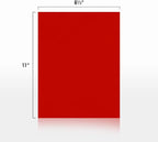 LUXPaper 8.5" x 11" Paper | Letter Size | Holiday Red | 60lb. Text | 1,000 Qty