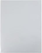 JAM PAPER Laminated Two Pocket Glossy Folders - Silver - 3/Pack