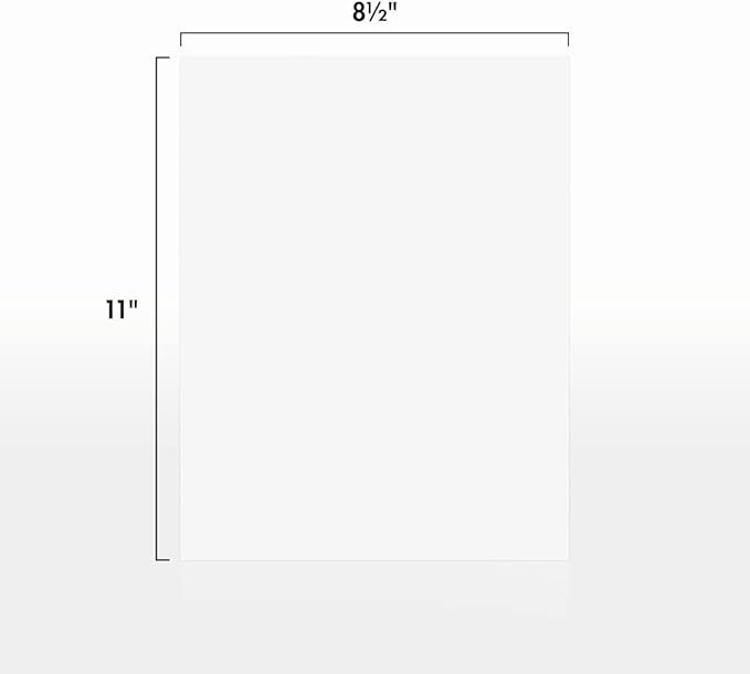 LUXPaper 8.5" x 11" Classic Crest Paper | Letter Size | Brilliant White | 70lb. Text | 1,000 Qty