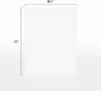 LUXPaper 8.5" x 11" Classic Crest Paper | Letter Size | Brilliant White | 70lb. Text | 50 Qty