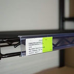 The Global Display Solution | Wire Shelf Ticket and Label Holder with Protective Window for Label Inserts | Perfect for Metro Style Shelves | 44.5" | 50 Pack | Clear