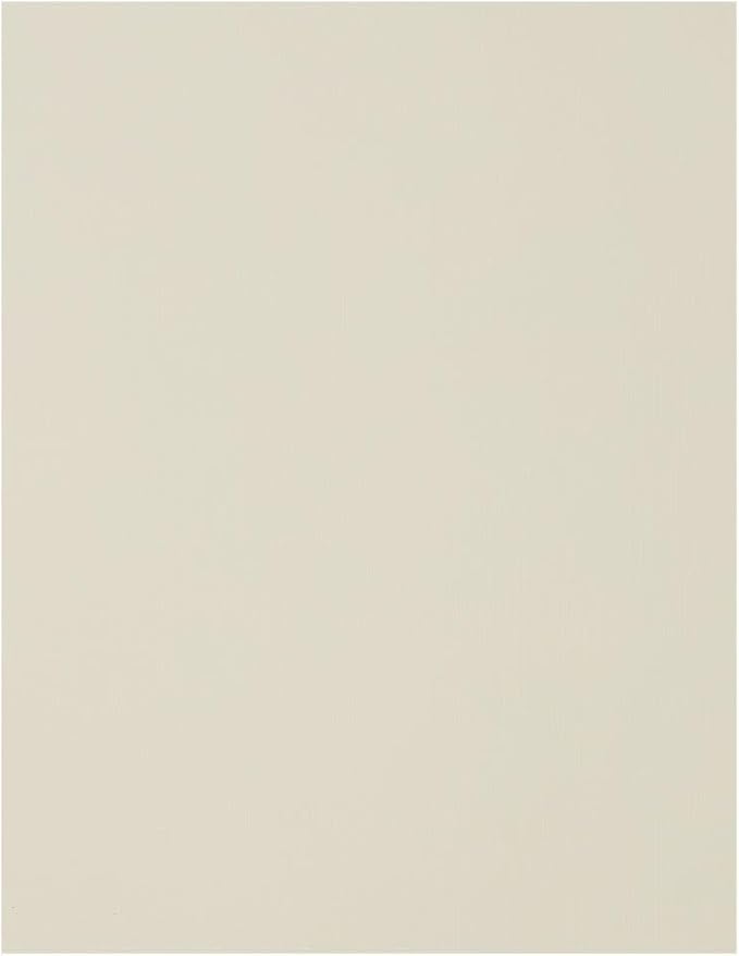 LUXPaper 8.5" x 11" Cardstock | Letter Size | Natural Linen | 100lb. Cover (183lb. Text) | 500 Qty