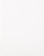 JAM PAPER Laminated Two Pocket Glossy Folders - White - 3/Pack