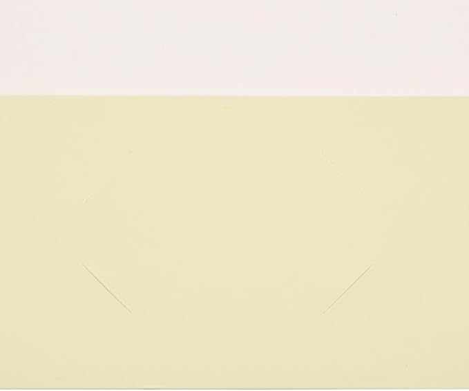 JAM PAPER Laminated Two Pocket Glossy Folders - Ivory - 3/Pack
