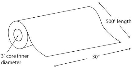 Alliance Wide Format Paper 30” x 500’ Rolls Bond Engineering 92 Bright 20lb - 80 Rolls per Pallet with 3” Core