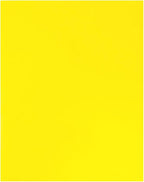 JAM PAPER Custom Printed Semi-Gloss Folders with Round Corner Pockets - Personalized Logo & Text - 10 pt C2S - Yellow - 100/Pack