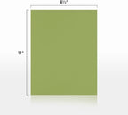 LUXPaper 8.5" x 11" Paper | Letter Size | Avocado Green | 70lb. Text | 250 Qty