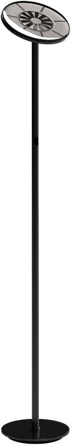 Brightech Sky LED Floor lamp, Torchiere Super Bright Floor Lamp for Living Room Decor & Office - Dimmable, Tall Standing Lamp with Warm Light for Bedroom & Reading - Brushed Nickel