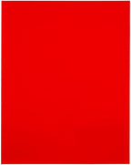 JAM PAPER Laminated Two Pocket Glossy Folders - Red - 3/Pack