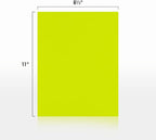 LUXPaper 8.5" x 11" Paper | Letter Size | Wasabi Green | 80lb. Text | 50 Qty