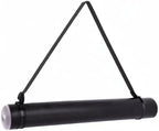 TRANSON Durable Poster Storage Tube with Straps 24"-40" Extendable for Blueprints, Artwork, Maps, Posters Color Black