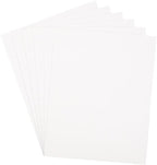 JAM PAPER Laminated Two Pocket Glossy School Folders - Letter Size - High Gloss White - 6/Pack