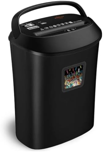 VidaTeco Paper Shredder 58dB 14-Sheet Cross-Cut Shredder with US Patented Cutter Shreds Card/CD, Heavy Duty Paper Shredding Machine for Home Office with Auto Jam Proof,6.6-Gallon Bin