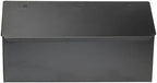 NACH Black Long Wall Mount Mailbox, Rust Resistant Metal Mailbox, Mailboxes for Outside Wall Mount, Outdoor Mailboxes, 15x3.5x7.5 inch, MB-6999BLK