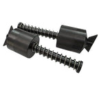 NEXFR Push Pins - Two Hole Pins Flange Pins, Black (Large)