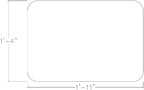 Escape 16" Freestanding Desk Divider | Eco-Friendly Acoustic Privacy Screen | Noise Reducing Desk Partition | 23" Wide | Black