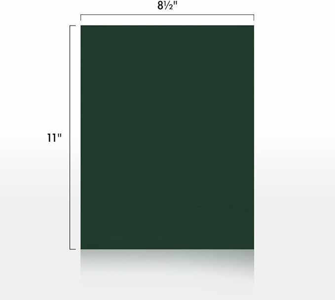 LUXPaper 8.5" x 11" Cardstock | Letter Size | Green Linen | 100lb. Cover (183lb. Text) | 1,000 Qty