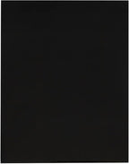 JAM PAPER Custom Printed Semi-Gloss Folders with Round Corner Pockets - Personalized Logo & Text - 10 pt C2S - Black - 250/Pack