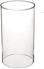 Sunwo Glass Shade Straight Cylinder Glass Lamp Shade Replacement with Multiple Effects (Clear Straight Cylinder)