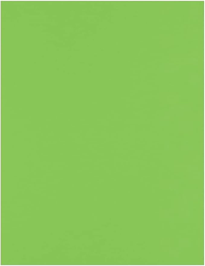 LUXPaper 8.5" x 11" Cardstock | Letter Size | Limelight Green | 100lb. Cover (183lb. Text) | 50 Qty