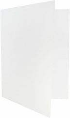 LUXPaper 9" x 12" Presentation Folders | Two Pocket | White Linen | 100lb. Cover | 10 Qty