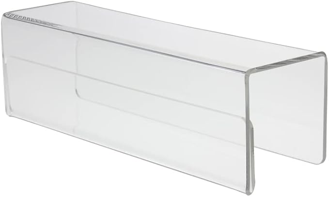 Source One Deluxe Clear Acrylic Cubicle Name Plates (3 1/4 Inch Hook, Name Plate)