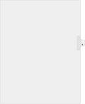 Exhibitindexes® Side Letter Tabs - AVE Style Bold Font - Pack of 25