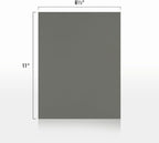 LUXPaper 8.5" x 11" Paper | Letter Size | Smoke Gray | 80lb. Text | 500 Qty