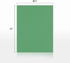 LUXPaper 8.5" x 11" Paper | Letter Size | Holiday Green | 80lb. Text | 50 Qty