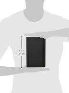 Amazon Basics Classic Grid Notebook, Graph Ruled, 240 Pages, Black, Hardcover, 5 x 8.25-Inch