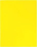 JAM PAPER Laminated Two Pocket Glossy School Folders - Letter Size - High Gloss Yellow - Bulk 25/Pack