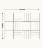 DECORITA Felt Bulletin Board Tiles | Modern Cork Board Alternative | Large Cork Boards for Walls | Aesthetic Felt Wall Panels for Office & Home Decor | Pinboard & Photo Board (12-Pack) | Camel
