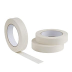 Lichamp Masking Tape 1 inch, 3 Pack General Purpose Beige White Masking Tape, 1 inch x 55 Yards x 3 Rolls (165 Total Yards)