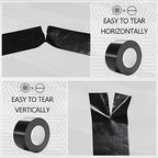 SWRT 9 Mil 24-Pack Black Heavy Duty Duct Tape Strong Adhesive, 2 in x 30 YD (Total 720YD) Duct Heavy Duty Waterproof All Weather Black Duct Tape No Residue Sealing & Patching for Indoor&Outdoor Repair