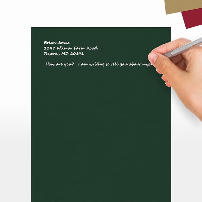 LUXPaper 8.5" x 11" Cardstock | Letter Size | Green Linen | 100lb. Cover (183lb. Text) | 250 Qty