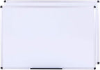VIZ-PRO Large Magnetic Dry Erase White Board for Wall, 72 X 40 inches, Pack of 2, Aluminum Framed Whiteboard with Marker Tray for School Office Home
