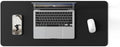 POUT TekDec Mat – Vegan Leather Desk Pad (31.5×13.4in / 80×34cm), Water-Resistant Surface, Anti-Slip Base, Scratch & Heat Protection, Multi-Functional Writing & Mouse Pad – Danish Black