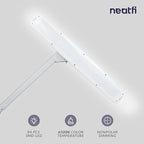 Neatfi Elite HD XL Task Lamp, 1600 Lumens, 84PCS SMD LED, 6500K, Non-Polar Dimming, Desk Light for Home, Office, and Study Room (Non-CCT with Clamp, White, 22 Inches)