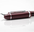 JINHAO X159 Fountain Pen (EF Nib 0.38mm, Wine Red with Silvery Clip)